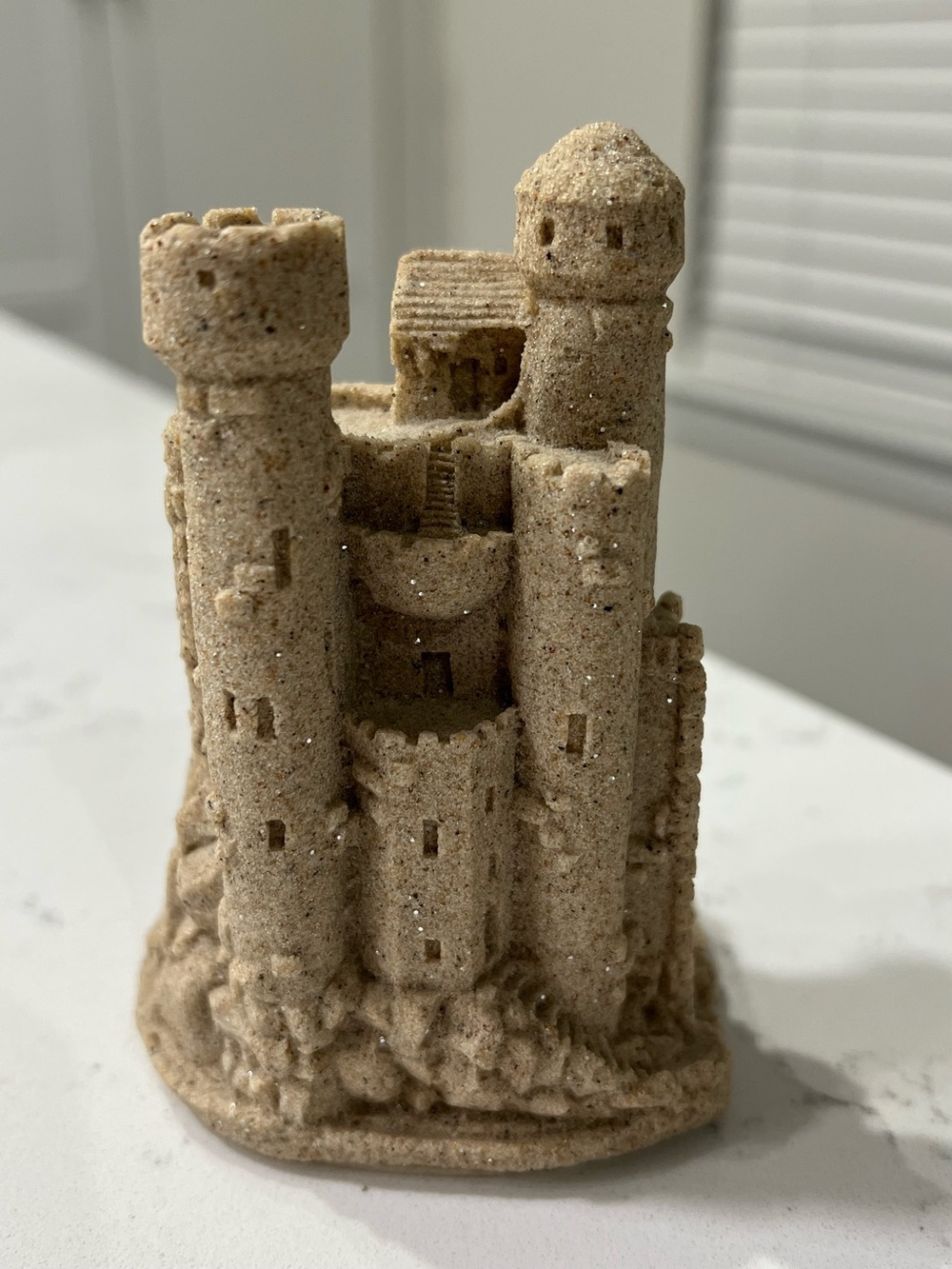 Vintage Mr. Sandman Real Sand Castle Figurine. 1990.
